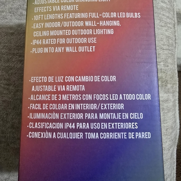 Outdoor RGB String Lights with Remote - Picture 3 of 4